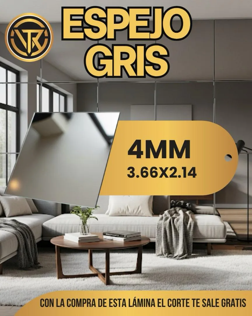 Espejo Gris